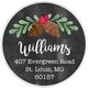 Black Pine Cone Round Address Labels in a Jar Image 2 of 2